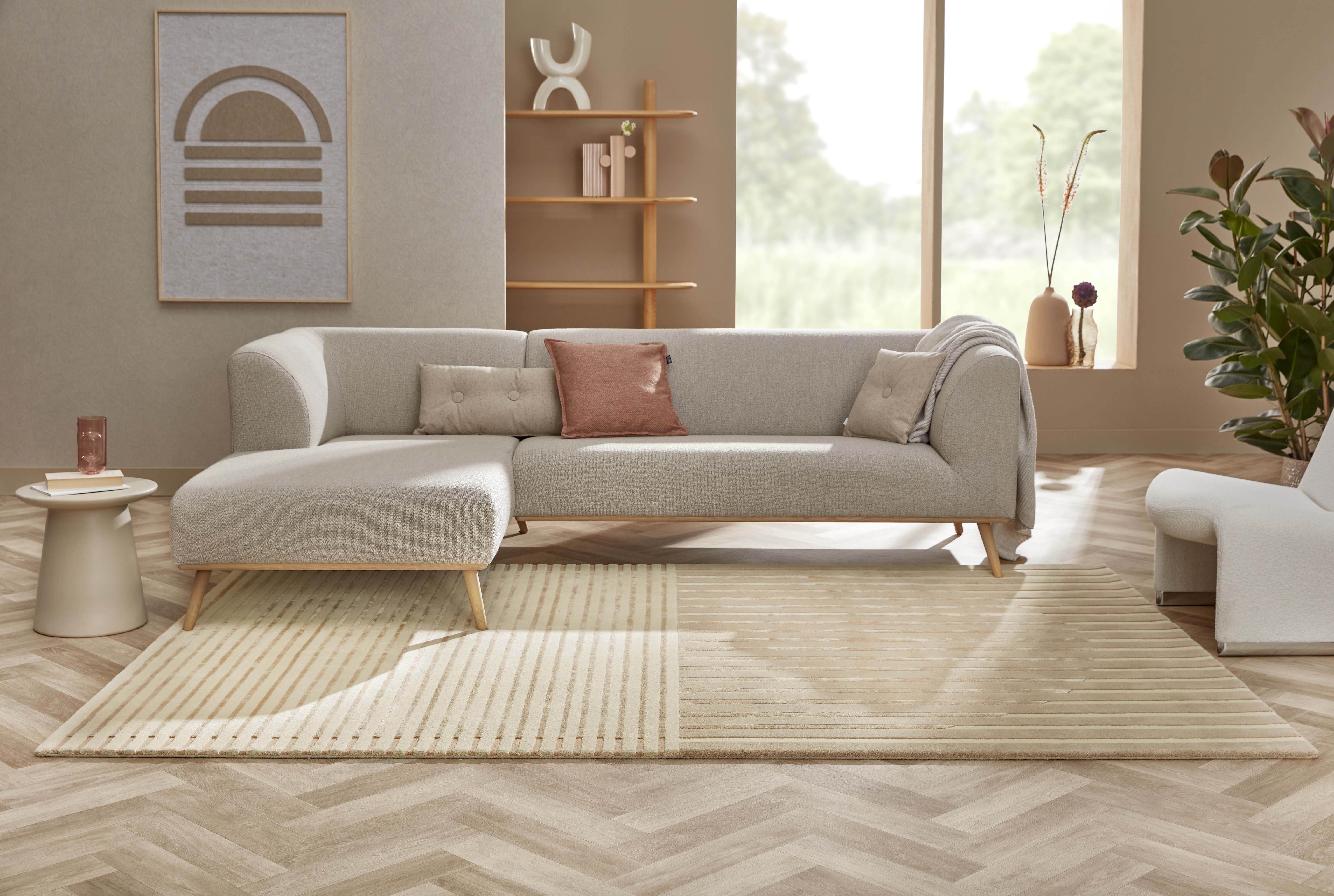 Vloerkleed White Beige Fano  | Brinker