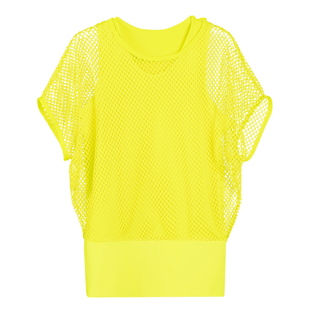 Visnet Shirt Geel Dames M/L