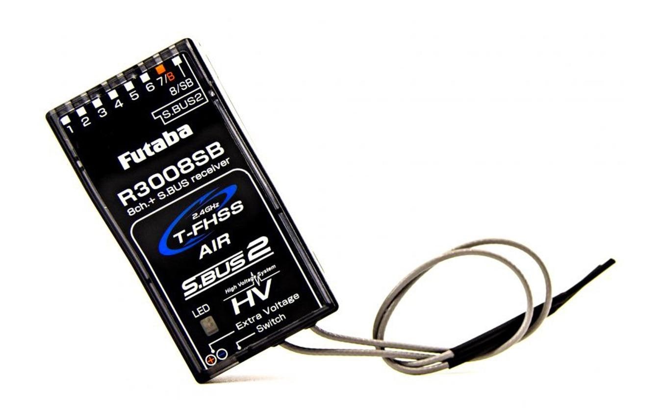 Fernsteuerung T10J Mode 2 mit R3008SB<br>10-Kanal 2.4-GHz T-FHSS Sender für Flugmodelle