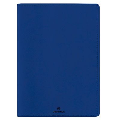 Agenda à spirale Dayton 25 - 1 semaine sur 2 pages - bleu marine - Oberthur