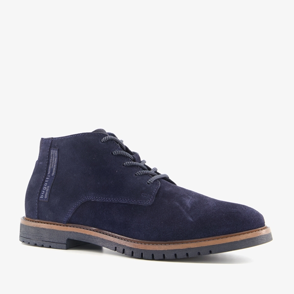 Bugatti hoge leren veterschoenen blauw