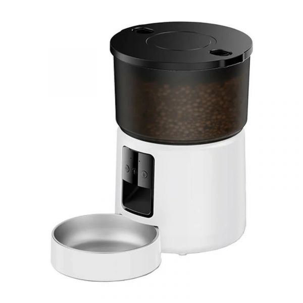 Rojeco Dispensador de Comida 3L Versão WiFi Branco