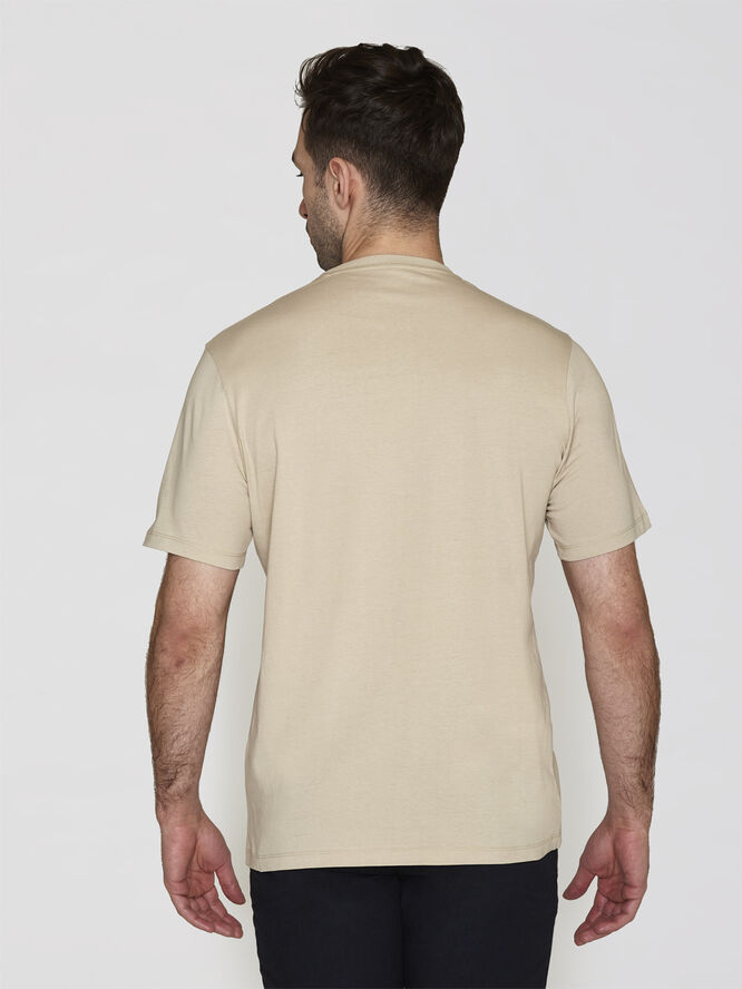 Knowledge Cotton Apparel AGNAR basic t-shirt - Regenerative Organic Certified™ - GOTS/Vegan Light feather gray
