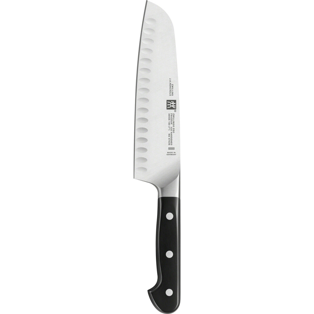 Pro Santoku 18 cm med hull