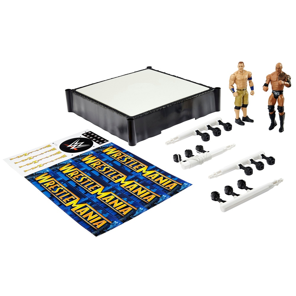WWE WrestleMania The Rock vs. John Cena Superstar Ring Bundle