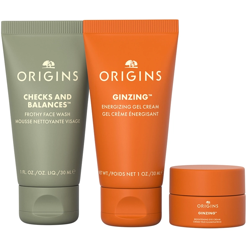 Origins Mini Travel Essentials Trio Gift Set (Limited Edition)