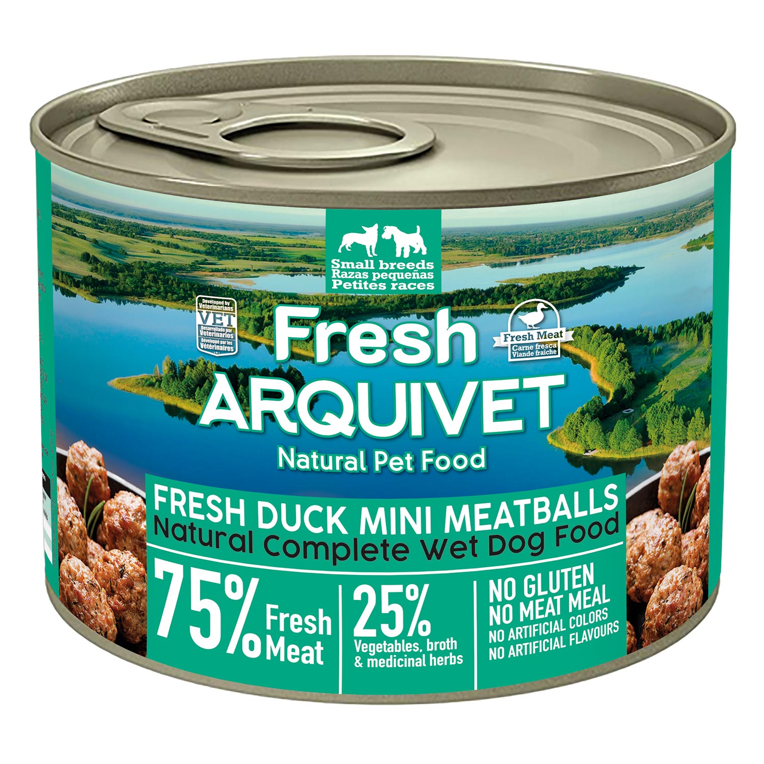 Almôndegas de pato frescas mini da Arquivet, 200g