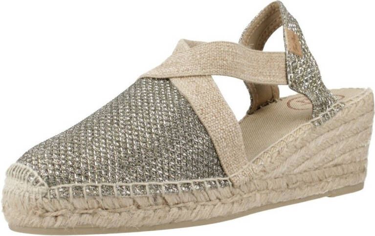 Toni Pons Triton Dames Espadrilles Caqui Groen Textiel TRITONcaqui