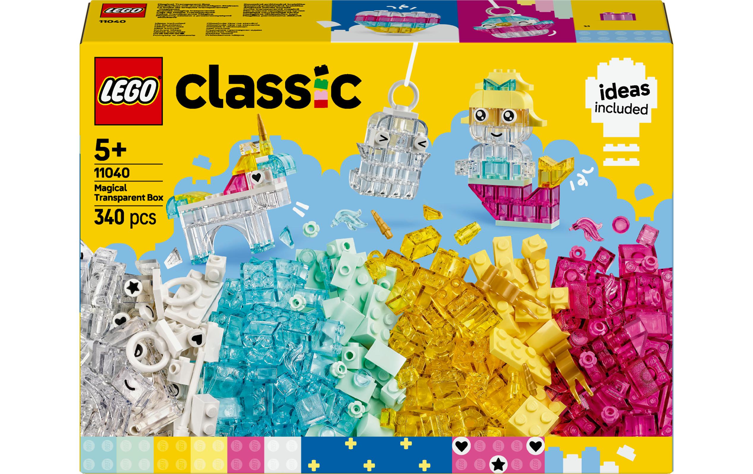 Classic Zauberbox mit durchsichtigen Steinen 11040Lego-Bauset
