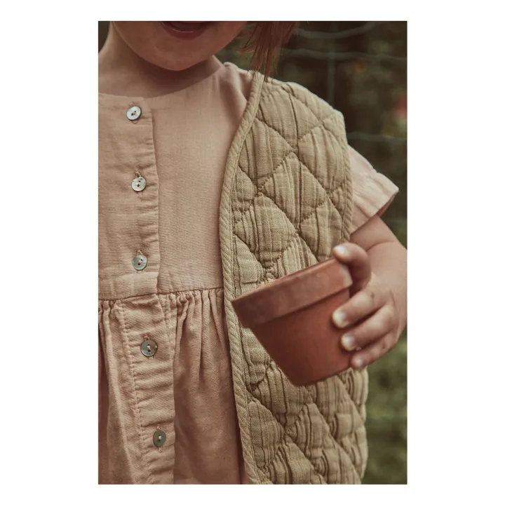 Poudre Organic Robe Guarana Volants | Rose pêche