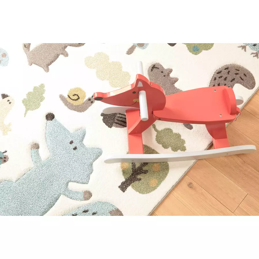 Sigikid Kinderteppich Forest weißblau