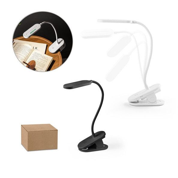 hi!dea 97141 - Lampe de bureau portable avec clip et autonomie de 30h en rABS 65%