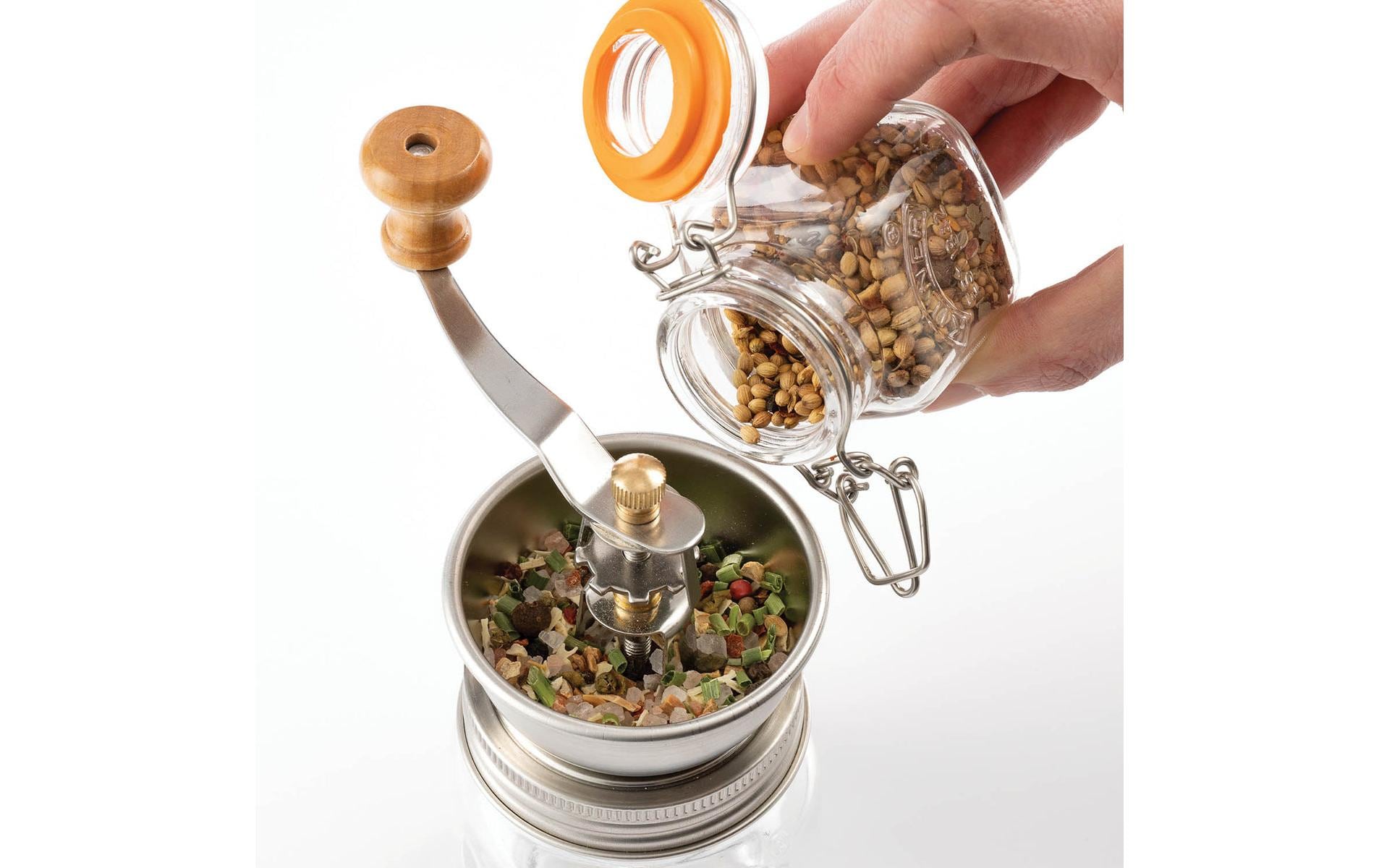 Multifunktions-Küchenmühle 250 ml, 1 StückKüchenmühle inklusive Silikondeckel und Luftschloss