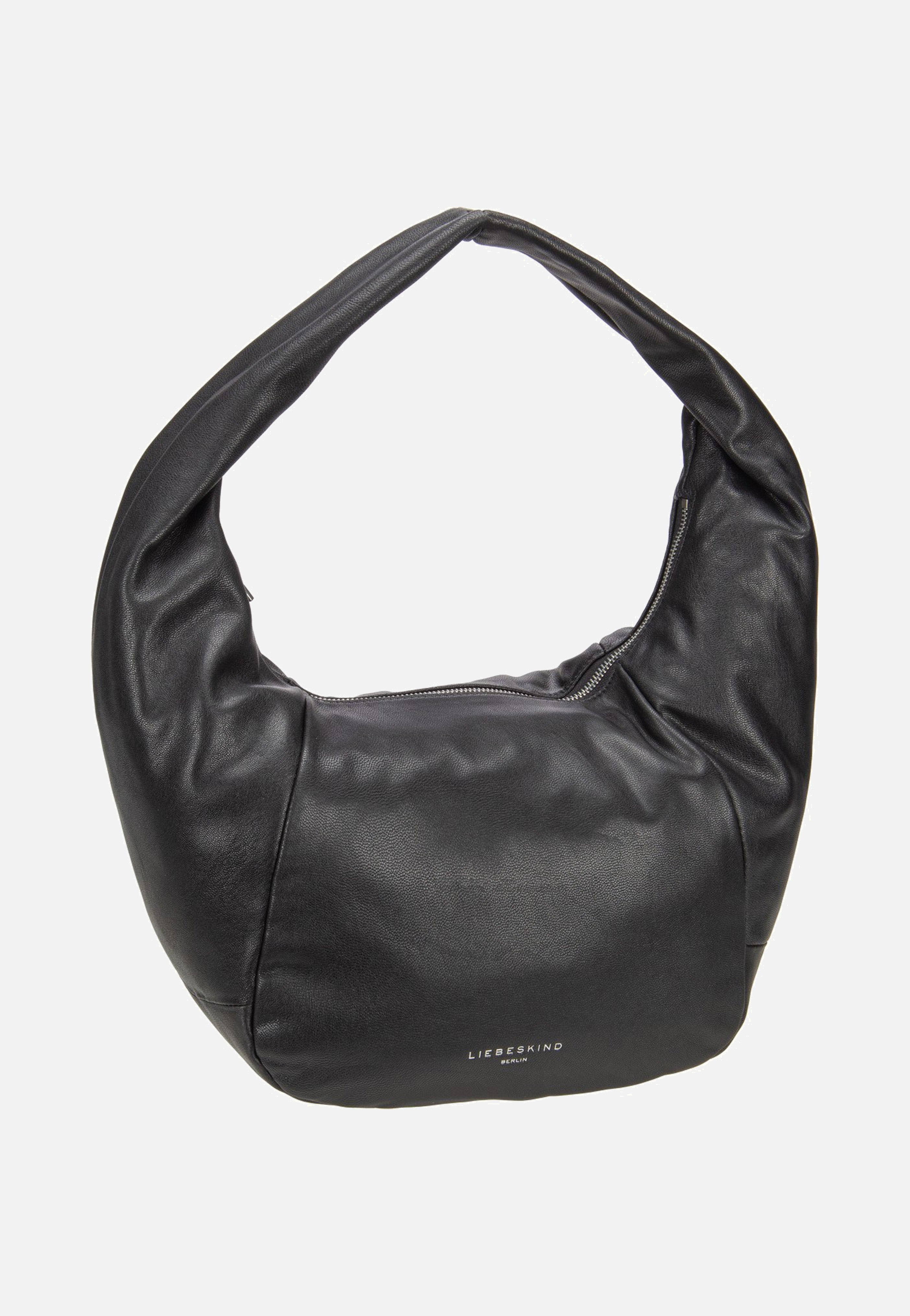 Farrah Hobo M Vintage Goat Black - Hobo Bag