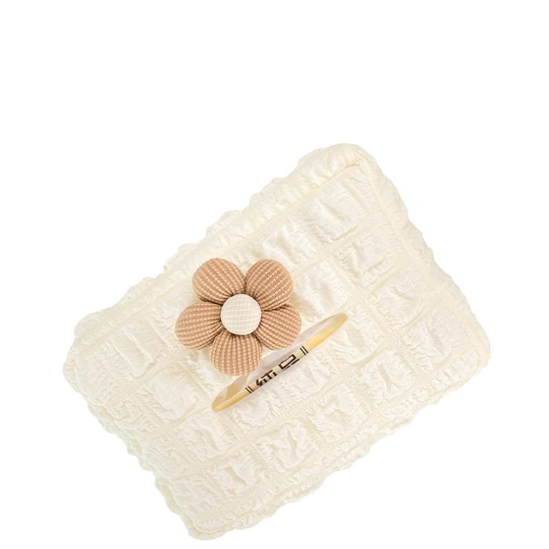 Karnemelk - Bloemen hangende auto tissueboxhoes