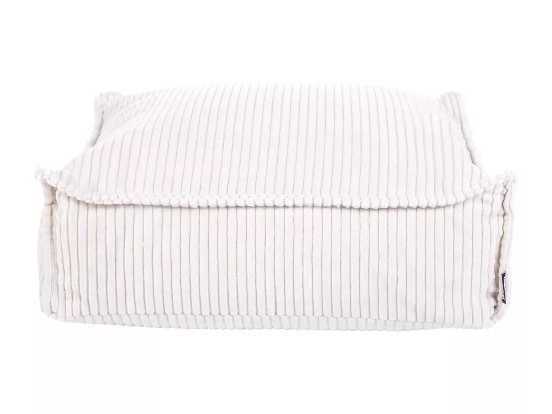 Coussin de sol Pouf enfant ALLOZAI Velours Beige clair