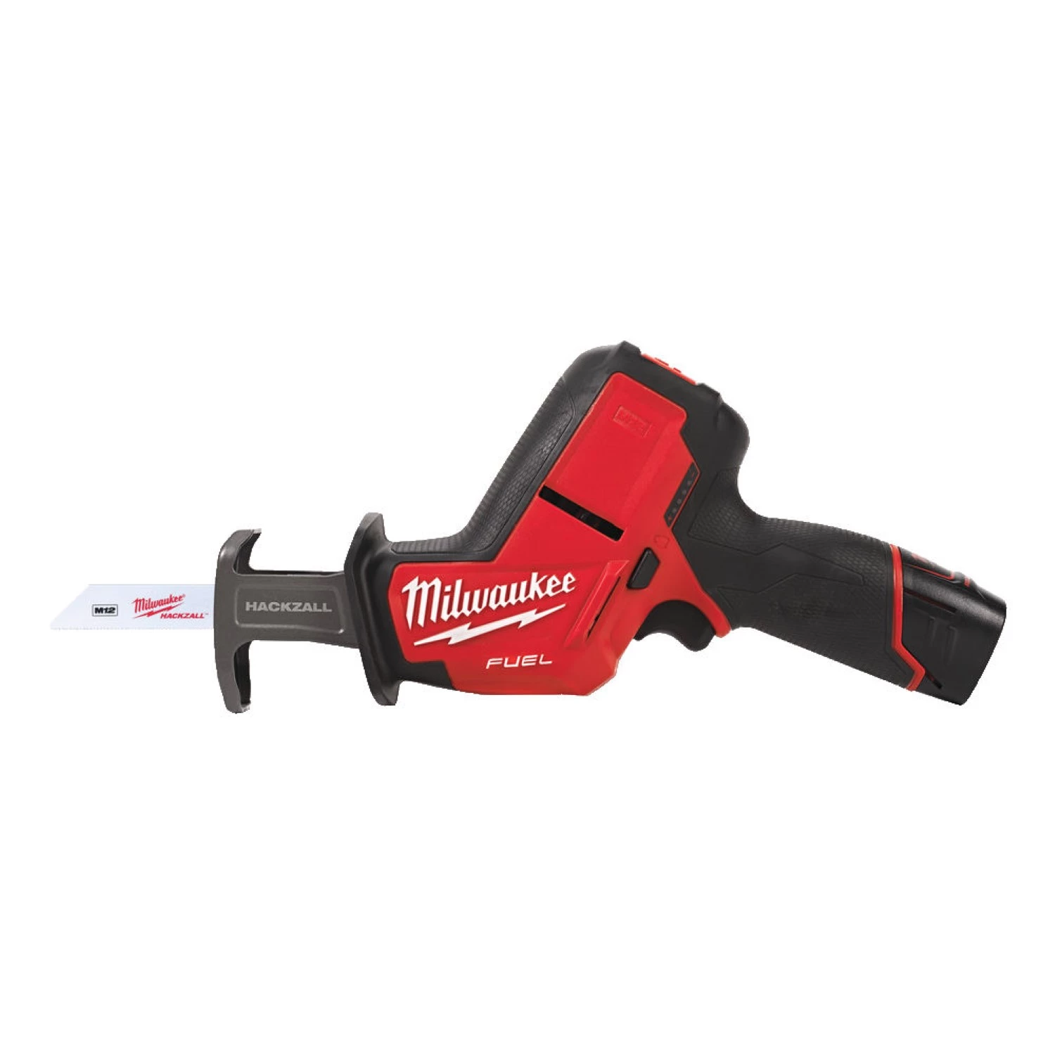 Milwaukee M12 CHZ-202X 12V Li-Ion accu reciprozaag set (2x 2.0Ah accu) in HD Box - snelwissel - koolborstelloos