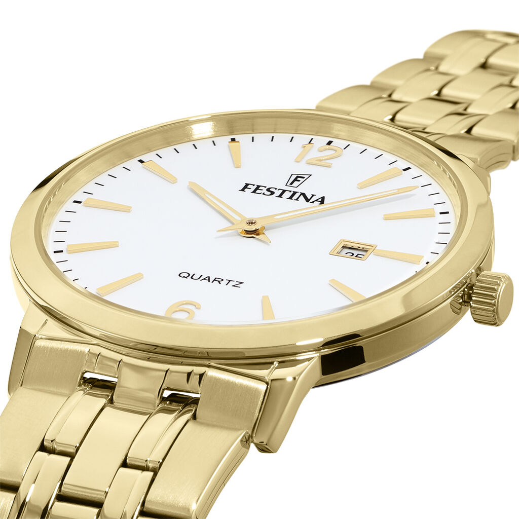 Montre Classique Blanc