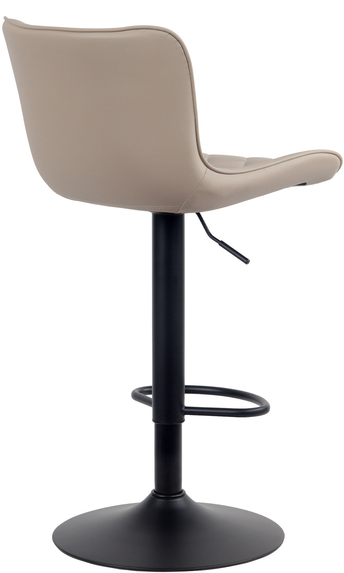 CLP 2er Set Barhocker Emma - Höhenverstellbare Barstühle - 360° Drehstühle Mit Rückenlehne Für Küche Und Bistro