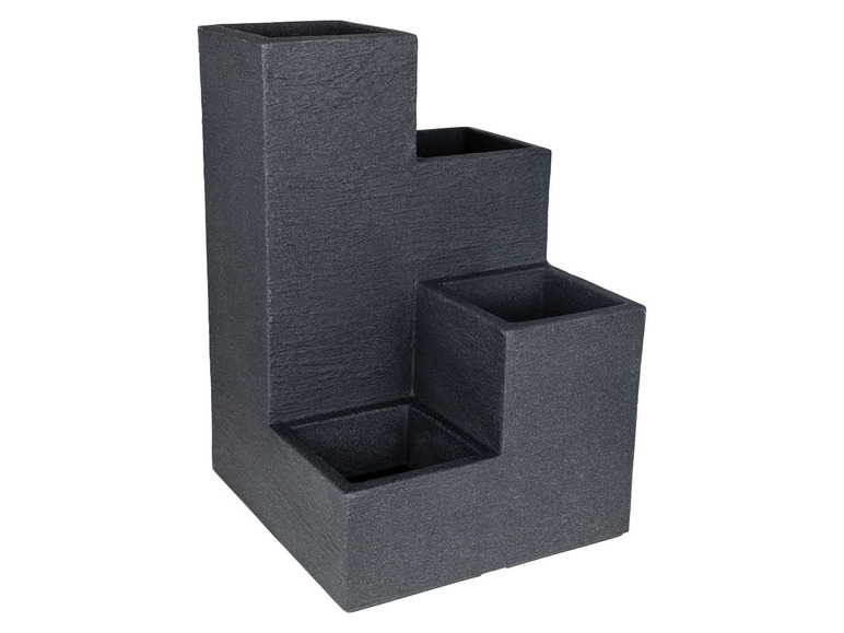 Bloempot in trapvorm