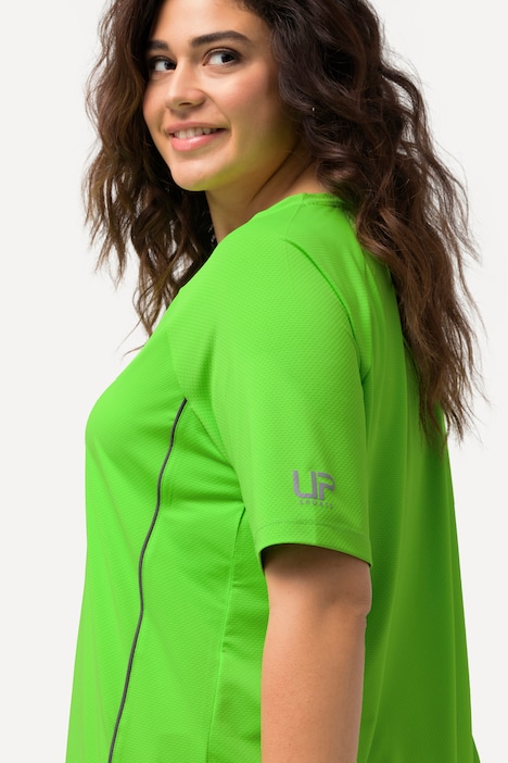 T-Shirt, UV-Schutz 50+, V-Ausschnitt, Halbarm