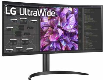 LG - 34WQ75C-B - QHD IPS Curved Monitor - Ultrawide - 34 Inch - USB-C - KVM Switch