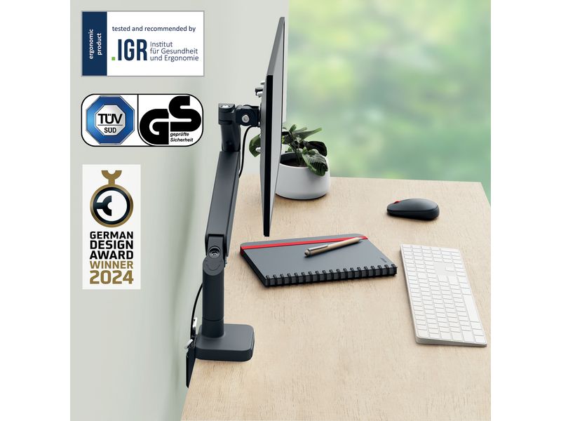 Leitz Ergo Single Monitorarm Single Monitorarm