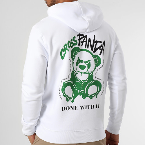 Sweat Capuche Done With It Blanc