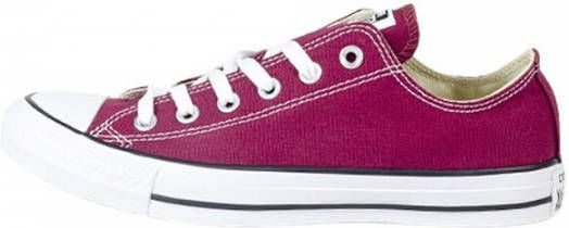 CONVERSE Sneakers laag 'Chuck Taylor All Star' karmijnrood wit