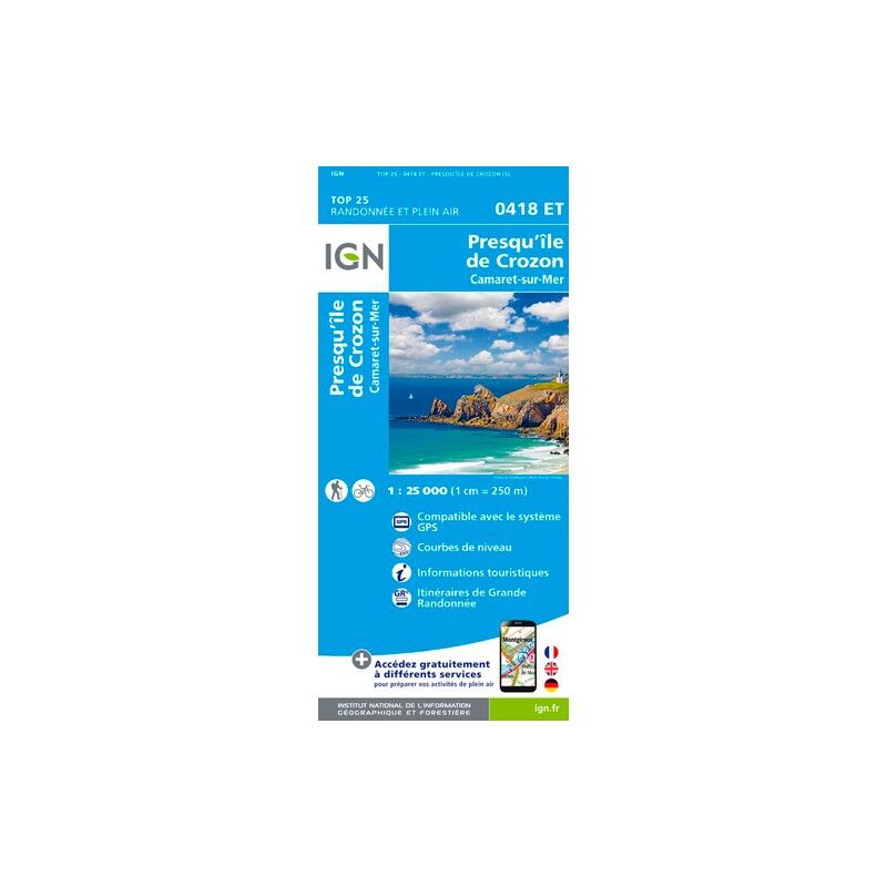 Camaret / Presqu'Ile De Crozon - Carte topographique