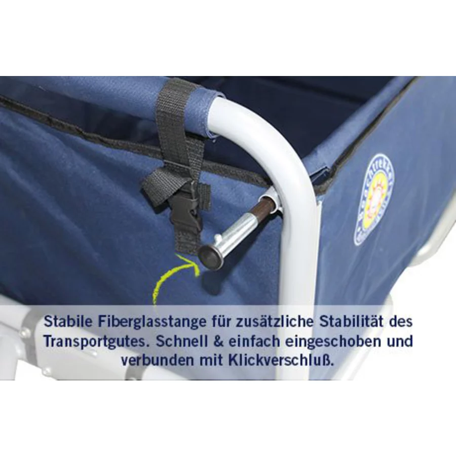 BEACHTREKKER Faltbarer Bollerwagen LiFe inkl. Festellbremse, blau