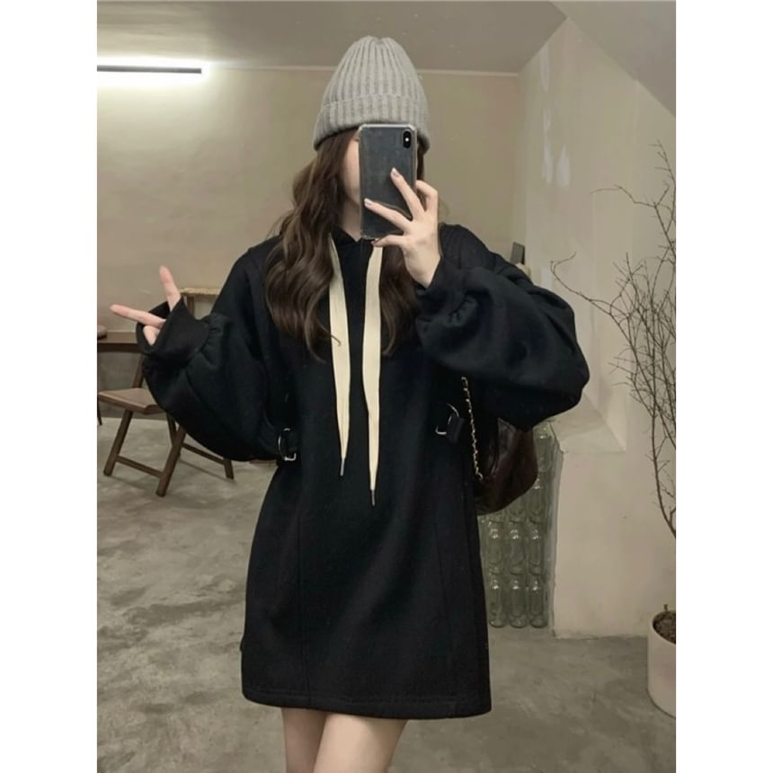 RONIN - Effen mini hoodiejurk