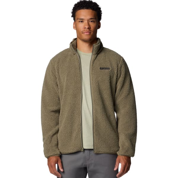 Veste polaire COLUMBIA RUGGED RIDGE III SHERPA FULL ZIP STONE GREEN