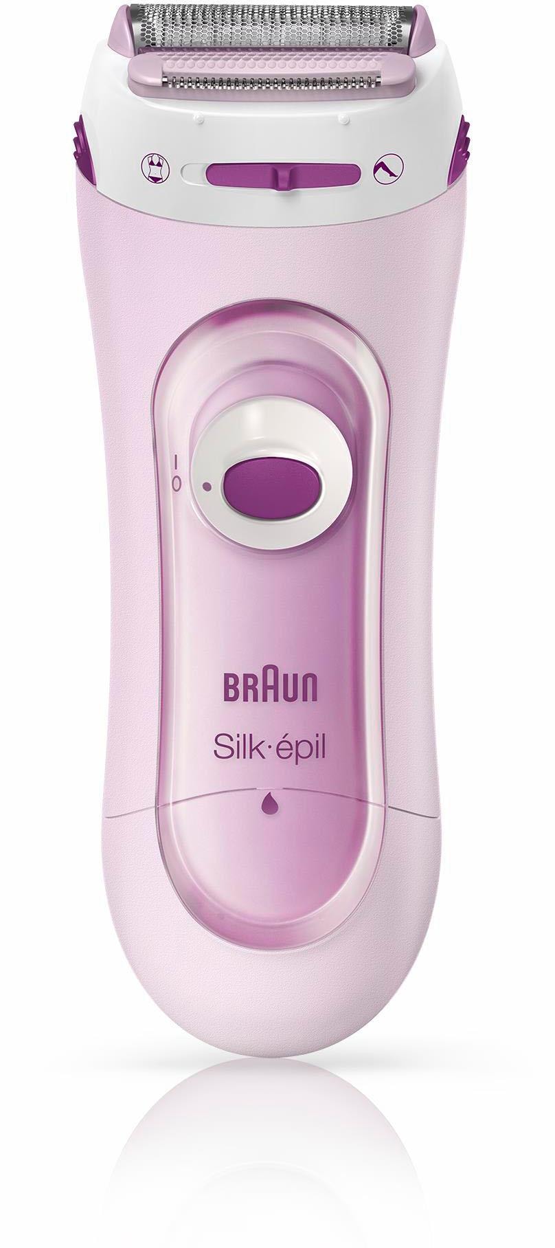 Braun Elektrokörperrasierer »Silk-épil 5100« 1 Stk. Aufsätze Kabelloser Elektrischer Rasierer und Trimmer