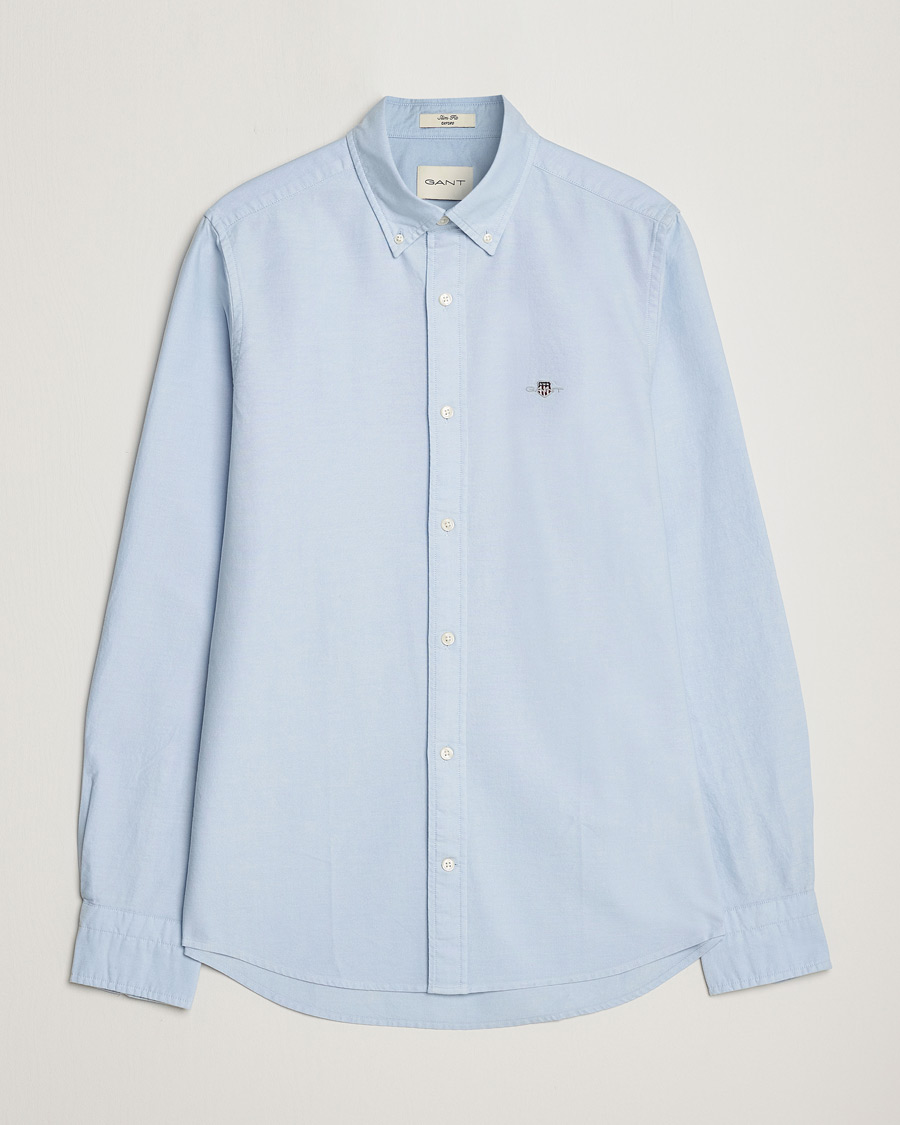 GANT Slim Fit Oxford Shirt Light Blue