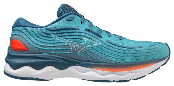 Chaussures de Running Mizuno Wave Skyrise 4 Bleu Orange