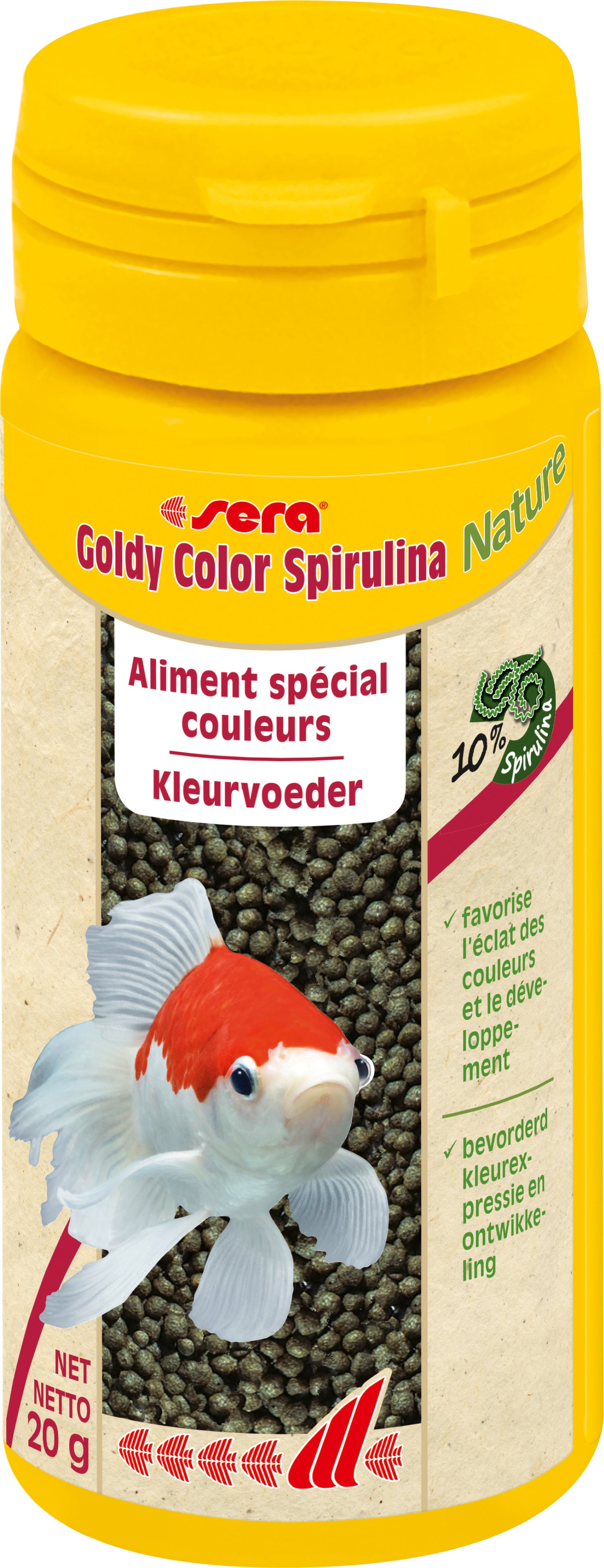 Sera visvoer Goldy Color Spirulina Nature 50 ml