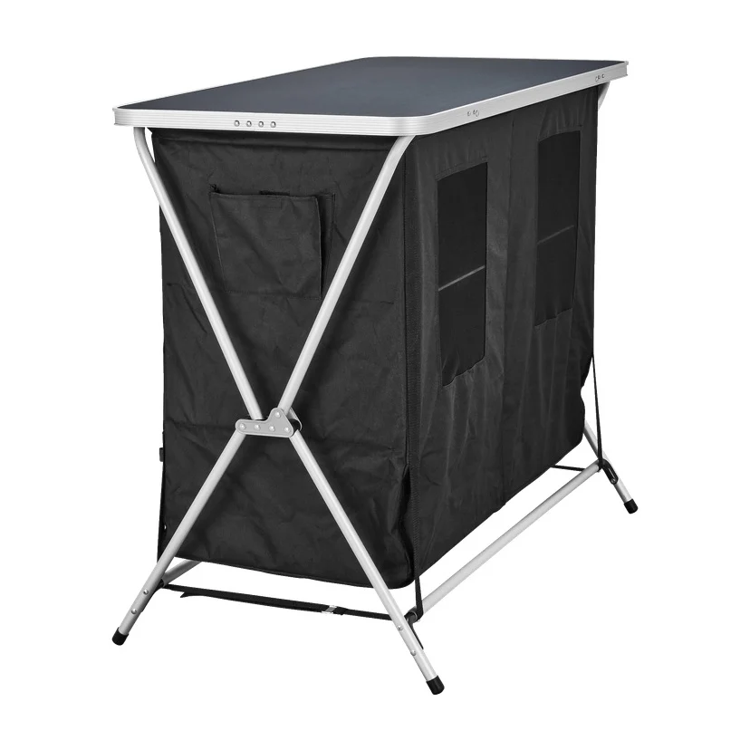 Campingskap 8 deler 110x89x53,5 cm