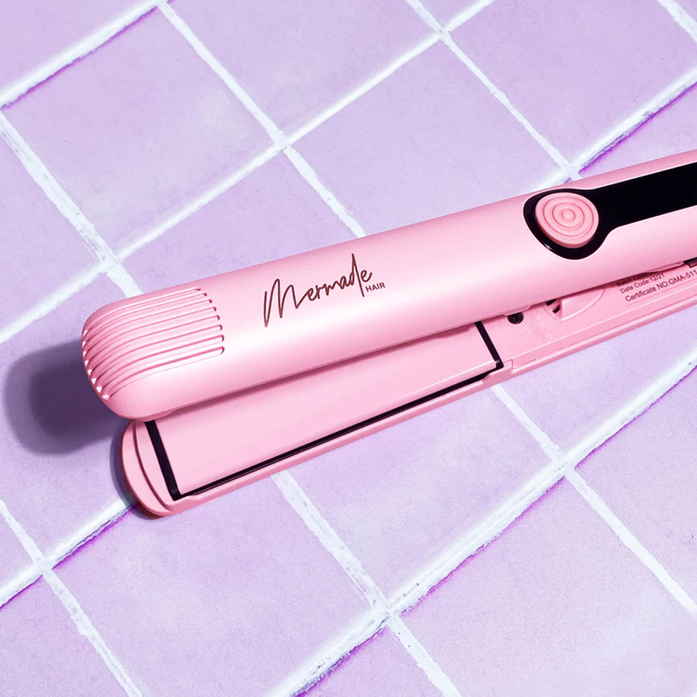 Straightener 28mm Keramik Haar Glätteisen Ionen Streckeisen - Rosa