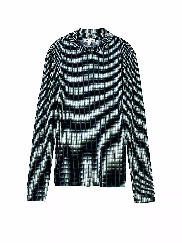 TOM TAILOR Langarmshirt dunkelblau