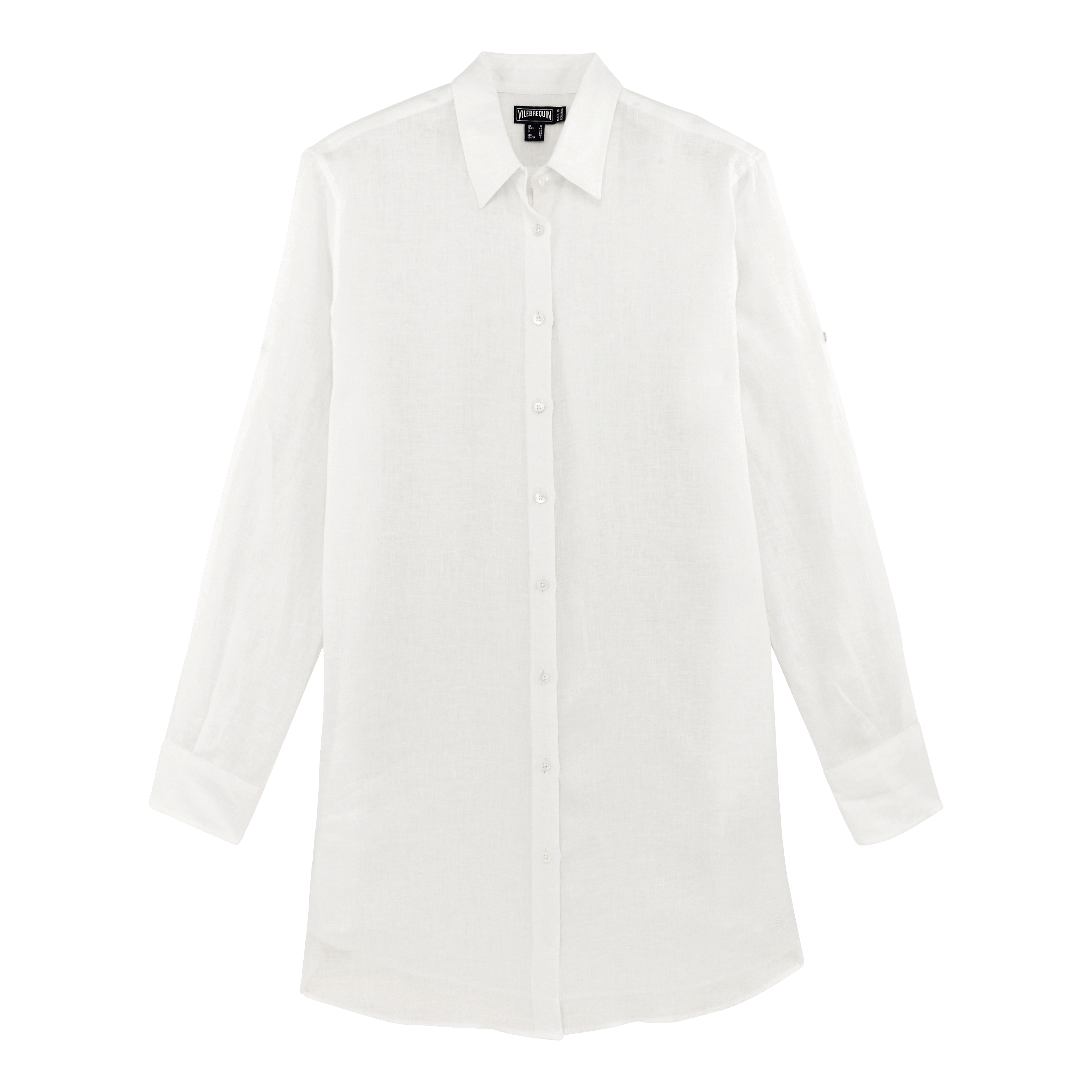 Robe chemise femme unie | Site Vilebrequin | FRGH9U10