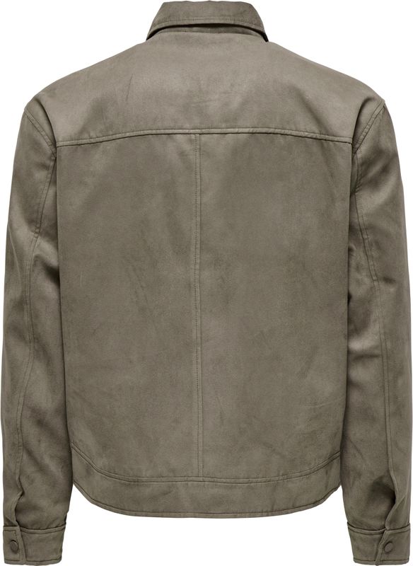 Onsyuki - Jas - Biker Kraag - Lange Mouwen - Ritssluiting - Polyester Voering