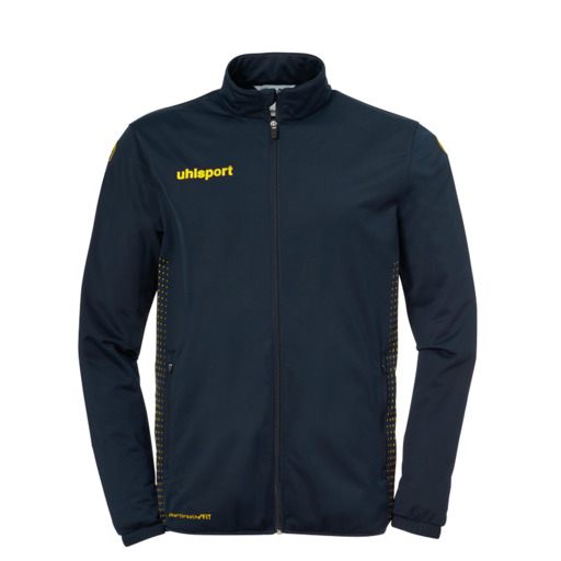 Jaqueta Score Classic Azul Marinho/Amarelo Fluorescente Uhlsport
