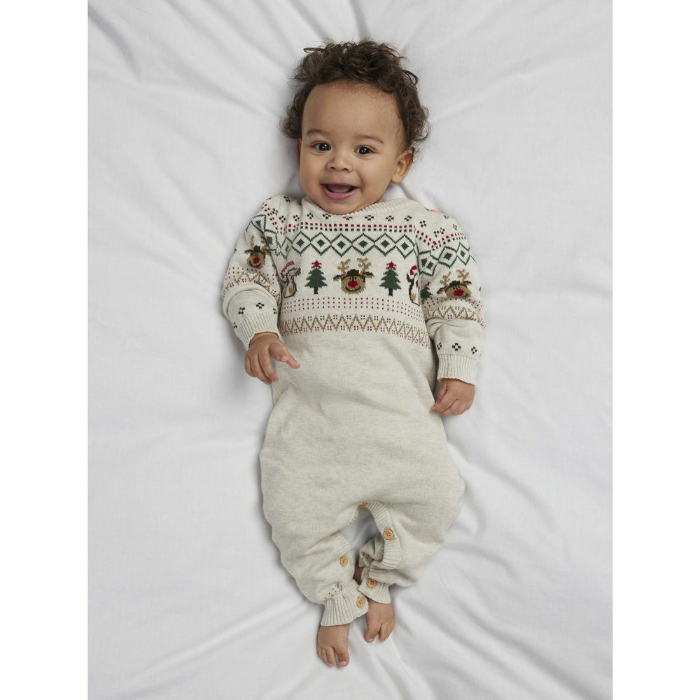 Køb Name It Peyote Melange Nbnralko Ls Knit Suit