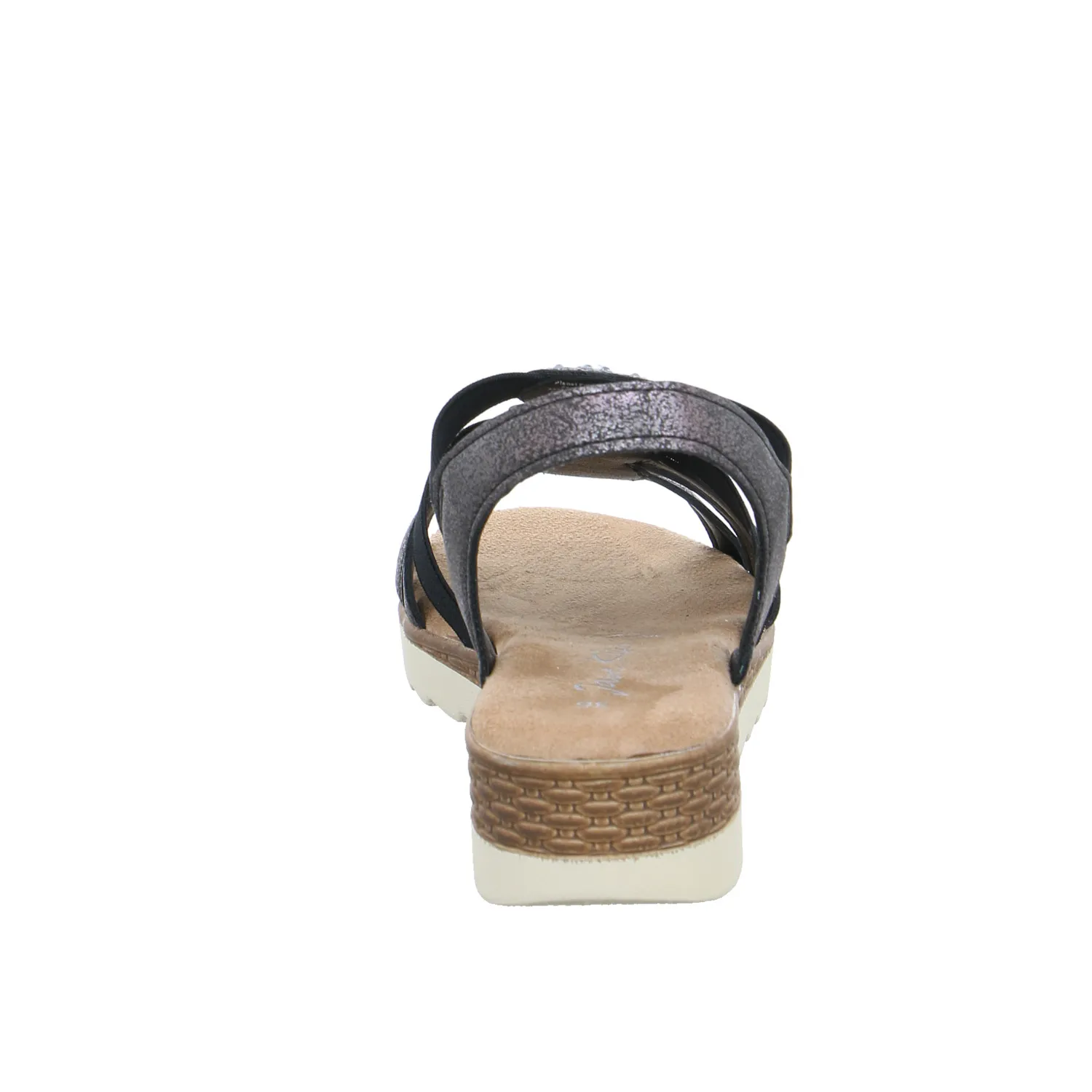 PIECE OF MIND Sandalette Schwarz Lederimitat