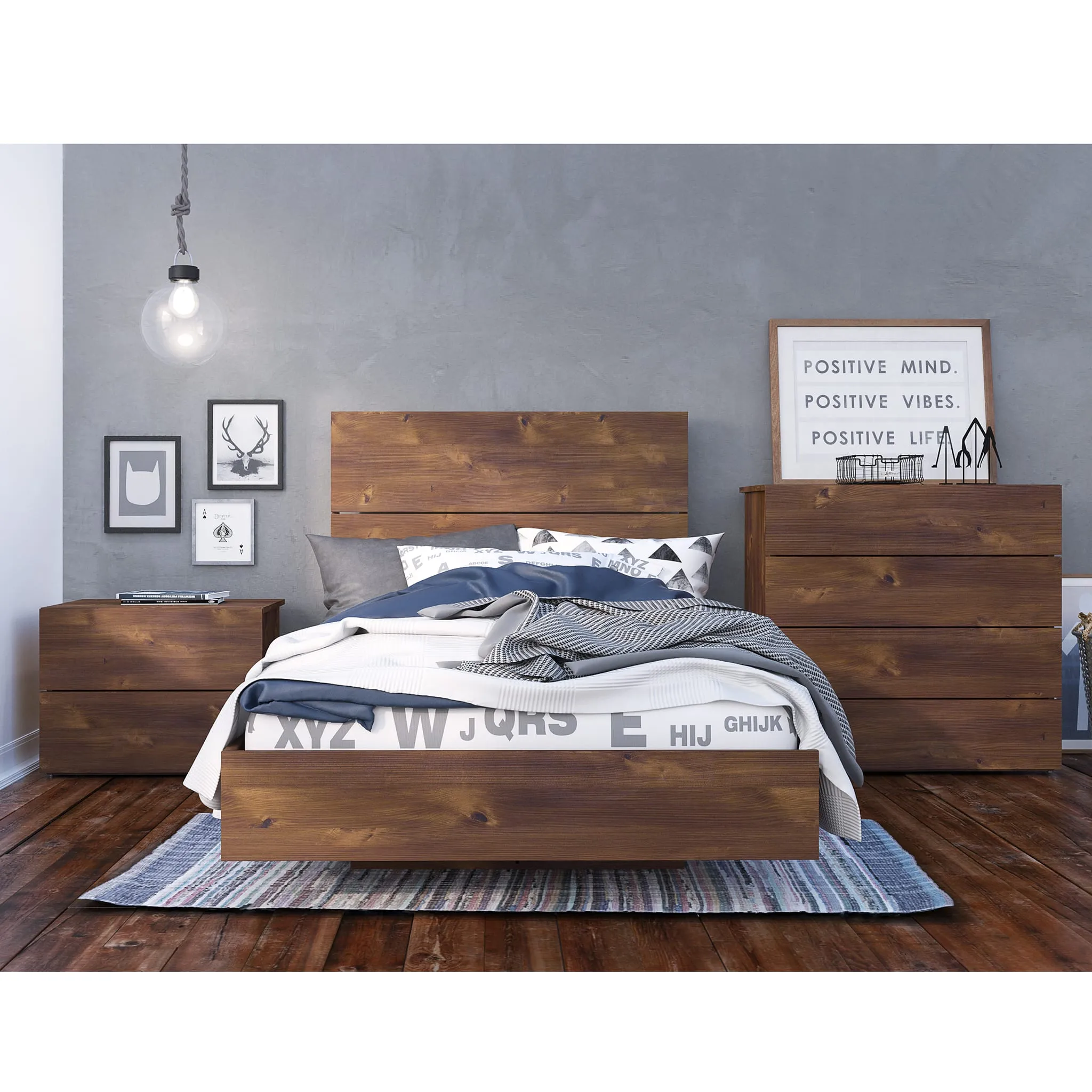 Nexera Table de Nuit Arcadia - Truffe