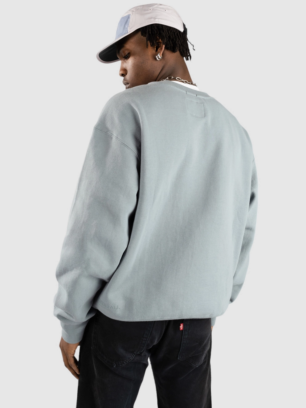 Ninth Hall Fundamental Crew Sweater blue