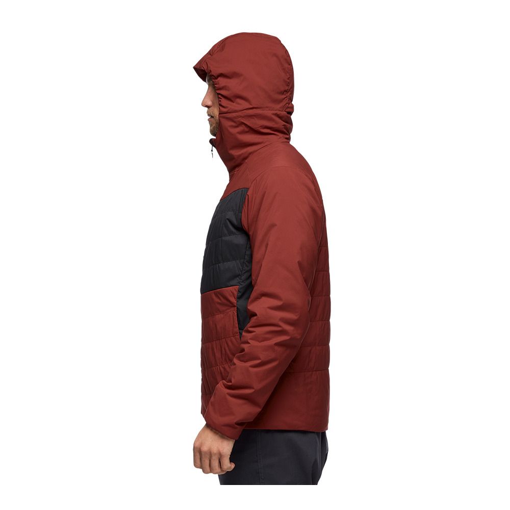 Black Diamond LIGHT STRETCH HOODY - Veste Homme dark crimson/black