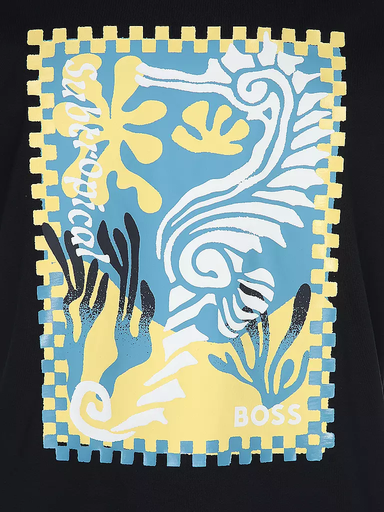 BOSS T-Shirt  blau