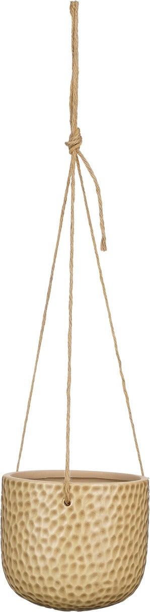 Mica Decorations hangpot James beige D 14 H 12,5 cm